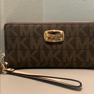MK signature wallet wristlet
